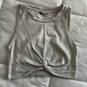 Off-white Zara crop top